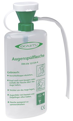 Bild von Standard Augenspülflasche mit Trichter, gefüllt (600 ml)