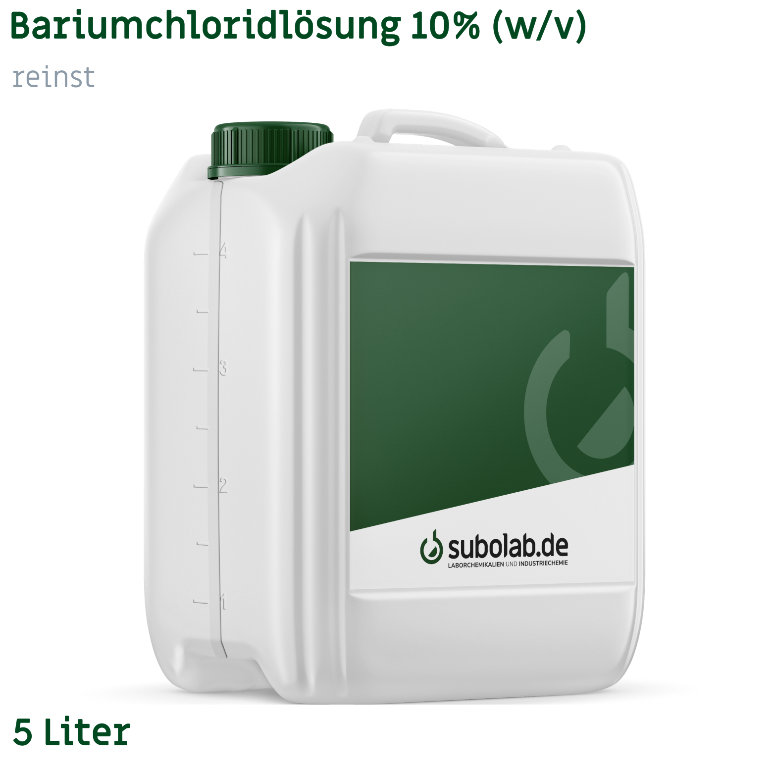 Bild von Bariumchloridlösung 10% (w/v) reinst (5 Liter)