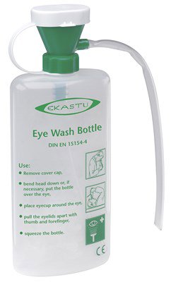 Bild von Standard Augenspülflasche mit Trichter, leer (600 ml)