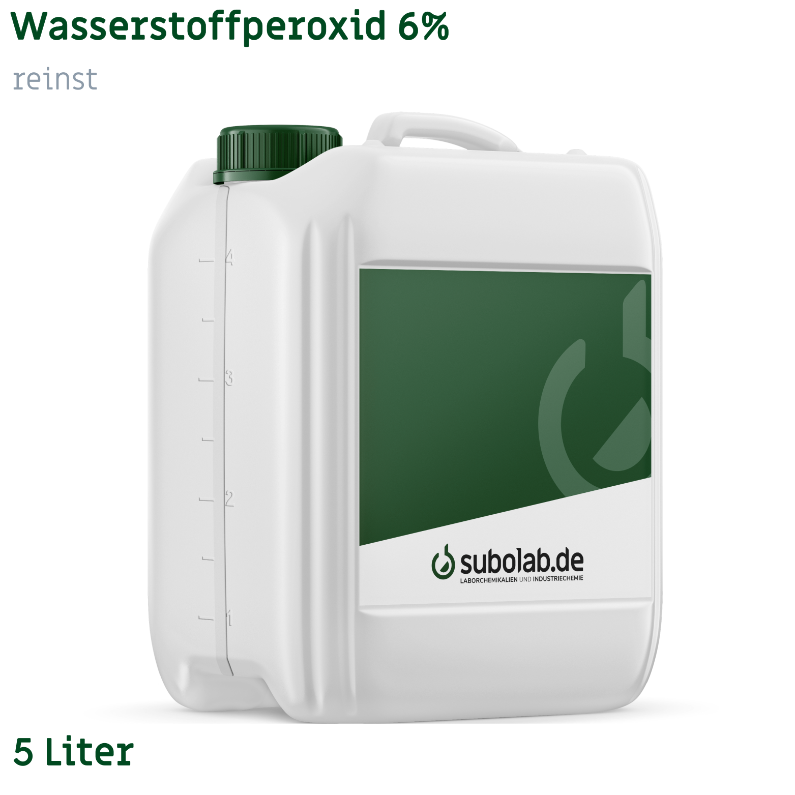 Bild von Wasserstoffperoxid 6% reinst (5 Liter)