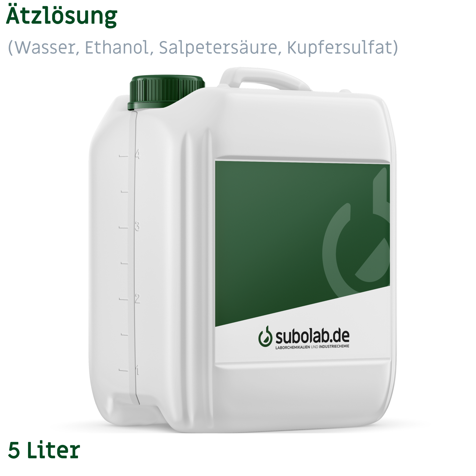 Bild von Ätzlösung (Wasser, Ethanol, Salpetersäure, Kupfersulfat) (5 Liter)