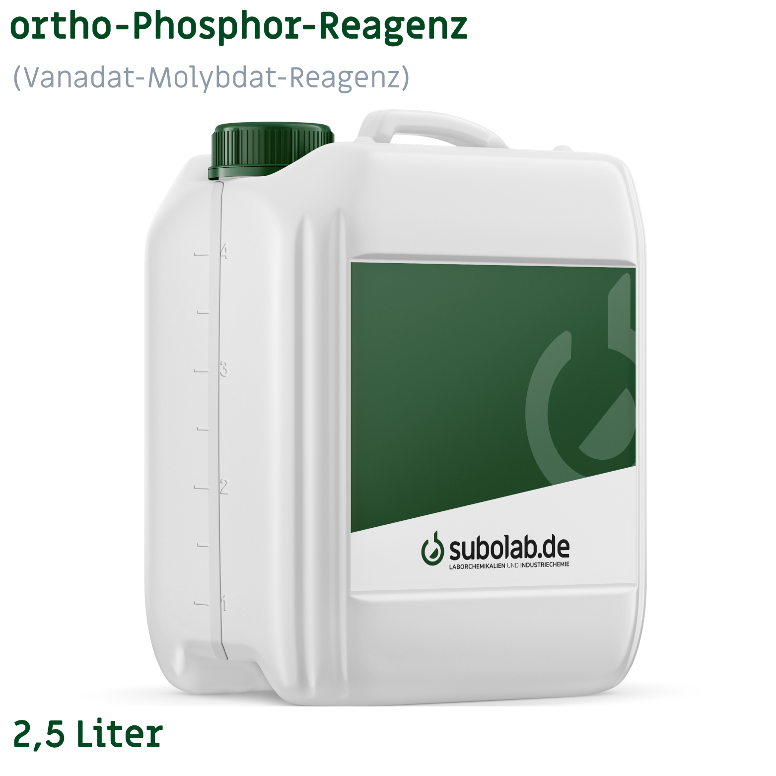 Bild von ortho - Phosphor - Reagenz (Vanadat-Molybdat-Reagenz) (2,5 Liter)