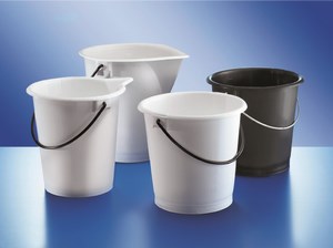 Bild von Eimer, PELD, weiß, m, Ausguss, 15l