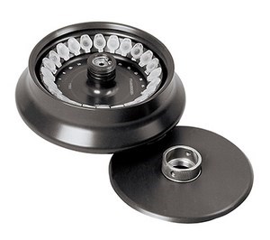 Bild von Winkelrotor, 24-fach, 45°, m, Deckel, m, Bioabdichtung