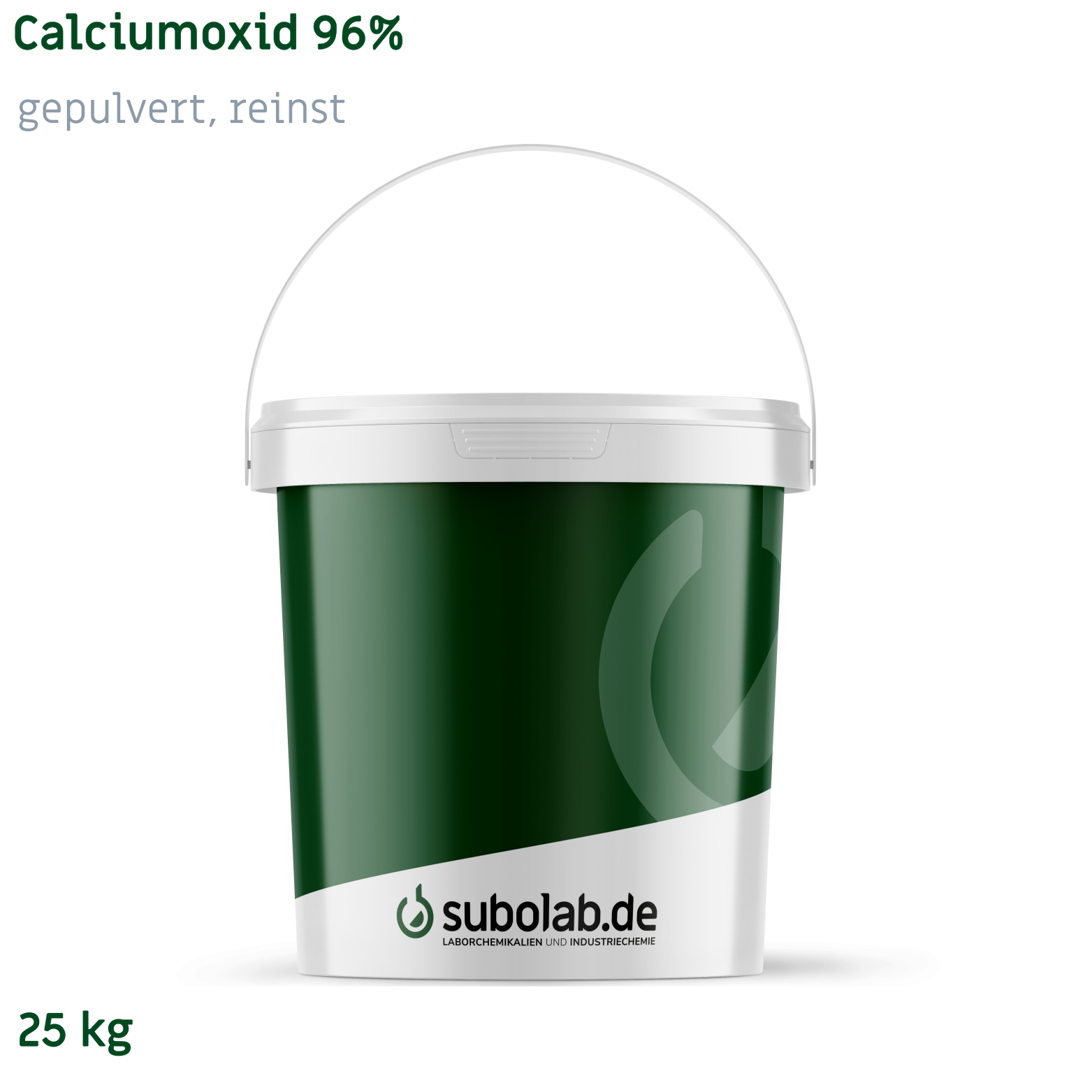 Bild von Calciumoxid 96% gepulvert, reinst (25 kg)