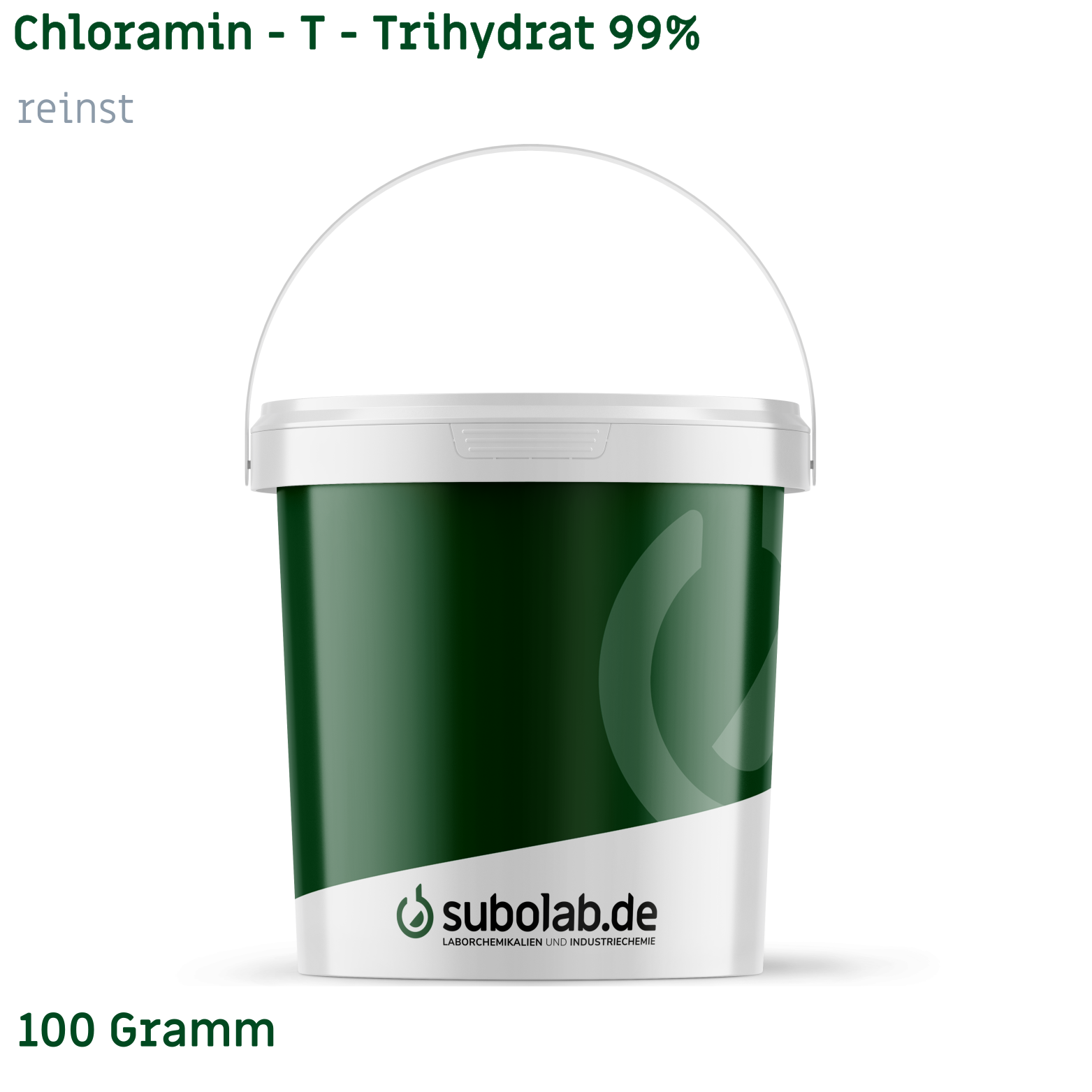 Bild von Chloramin - T - Trihydrat 99% reinst (100 Gramm)