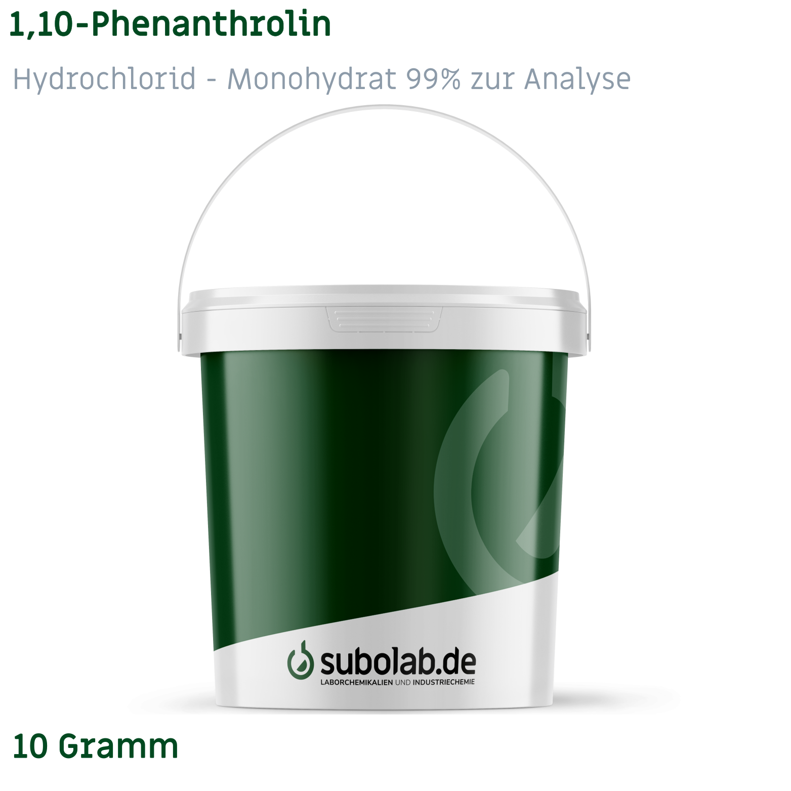 Bild von 1,10-Phenanthrolin - Hydrochlorid - Monohydrat 99% zur Analyse (10 Gramm)