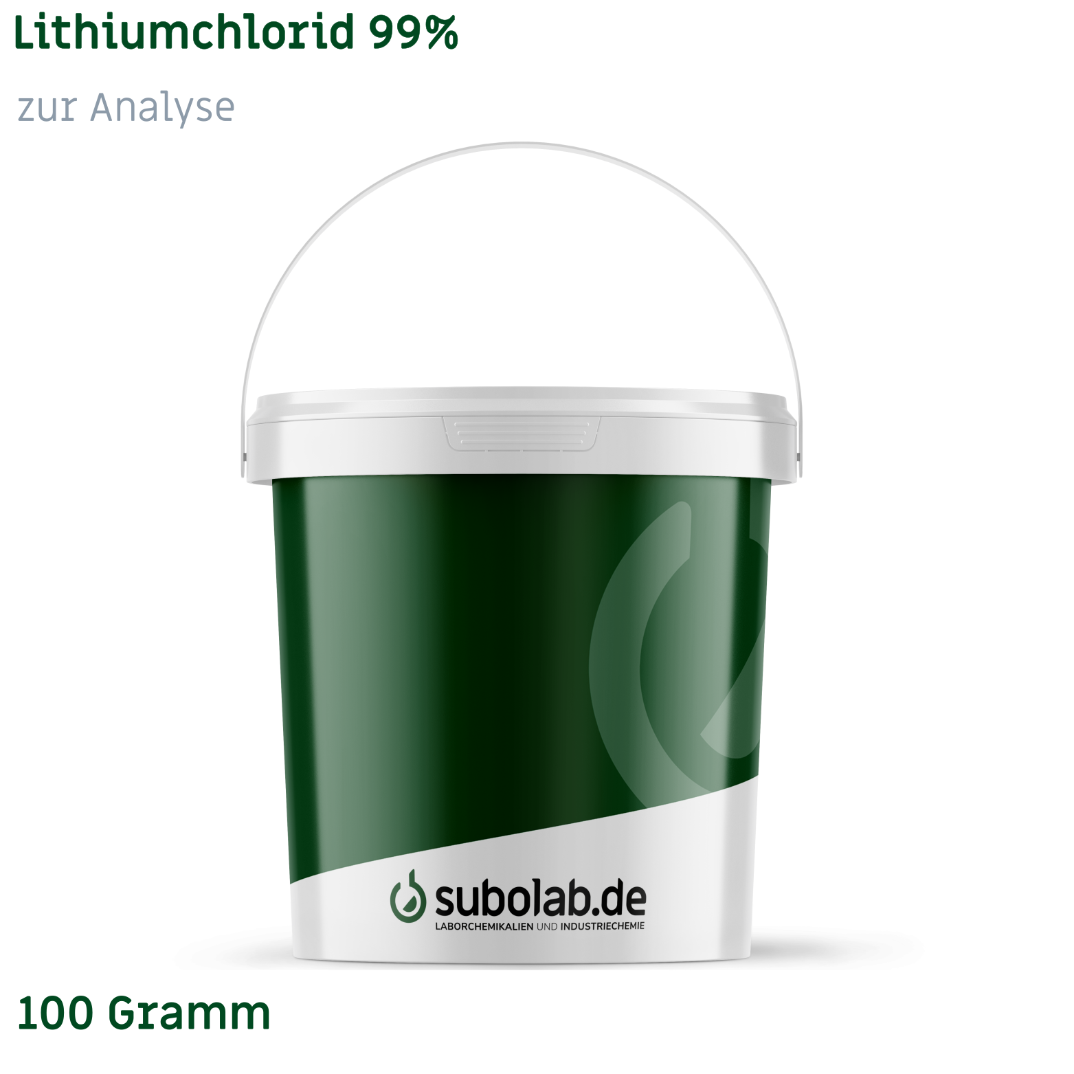 Bild von Lithiumchlorid 99% zur Analyse (100 Gramm)