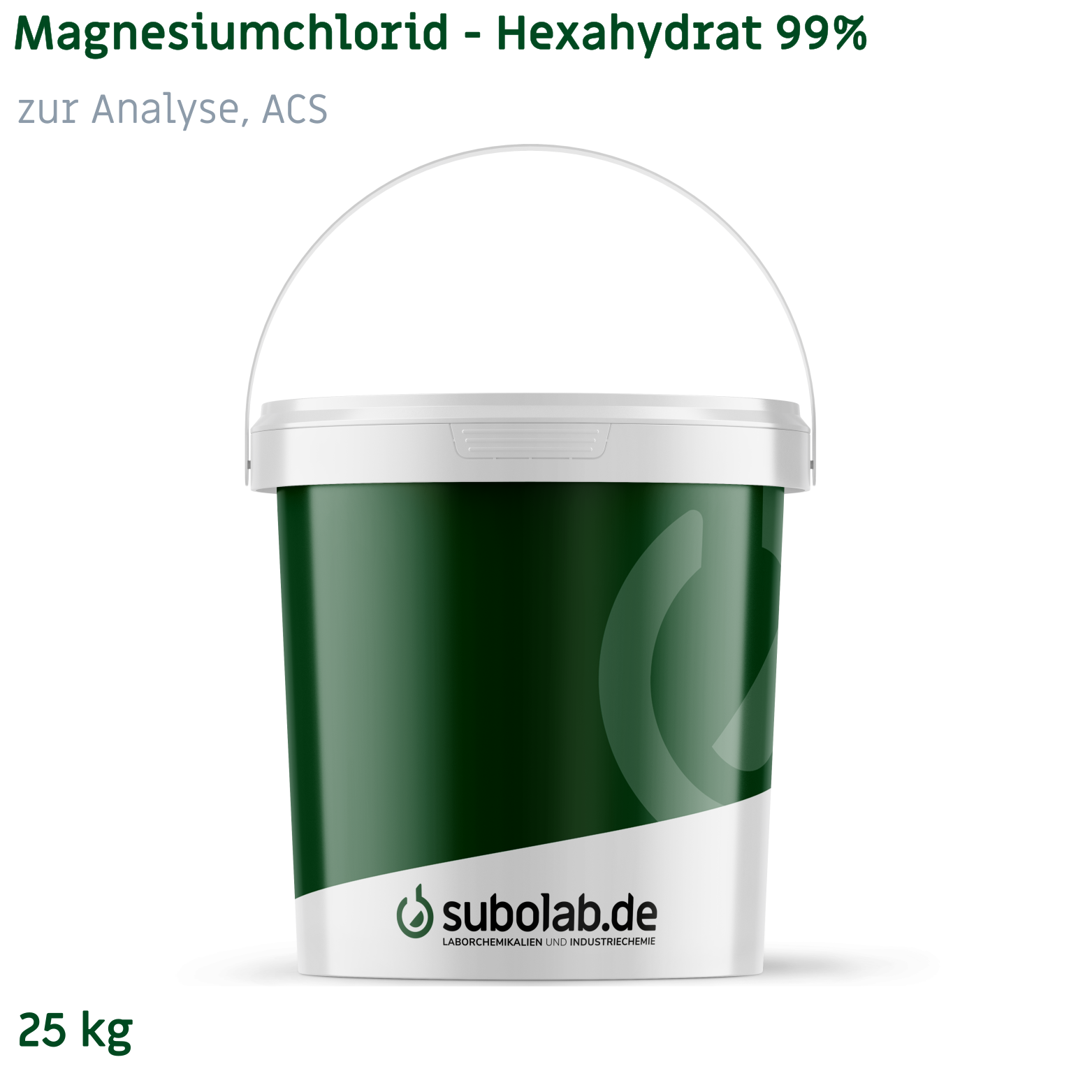 Bild von Magnesiumchlorid - Hexahydrat 99% zur Analyse, ACS (25 kg)