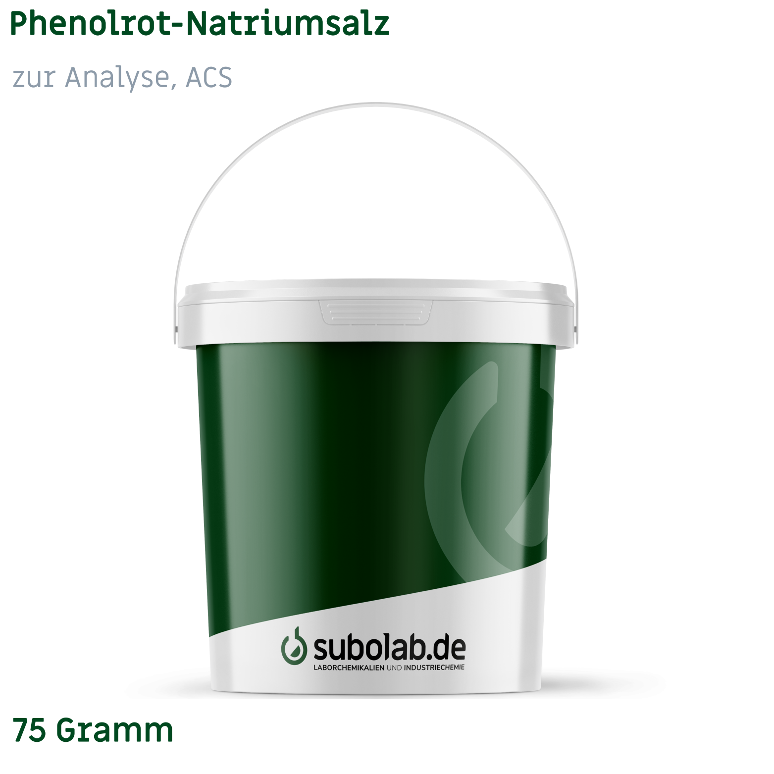 Bild von Phenolrot - Natriumsalz zur Analyse, ACS (75 Gramm)