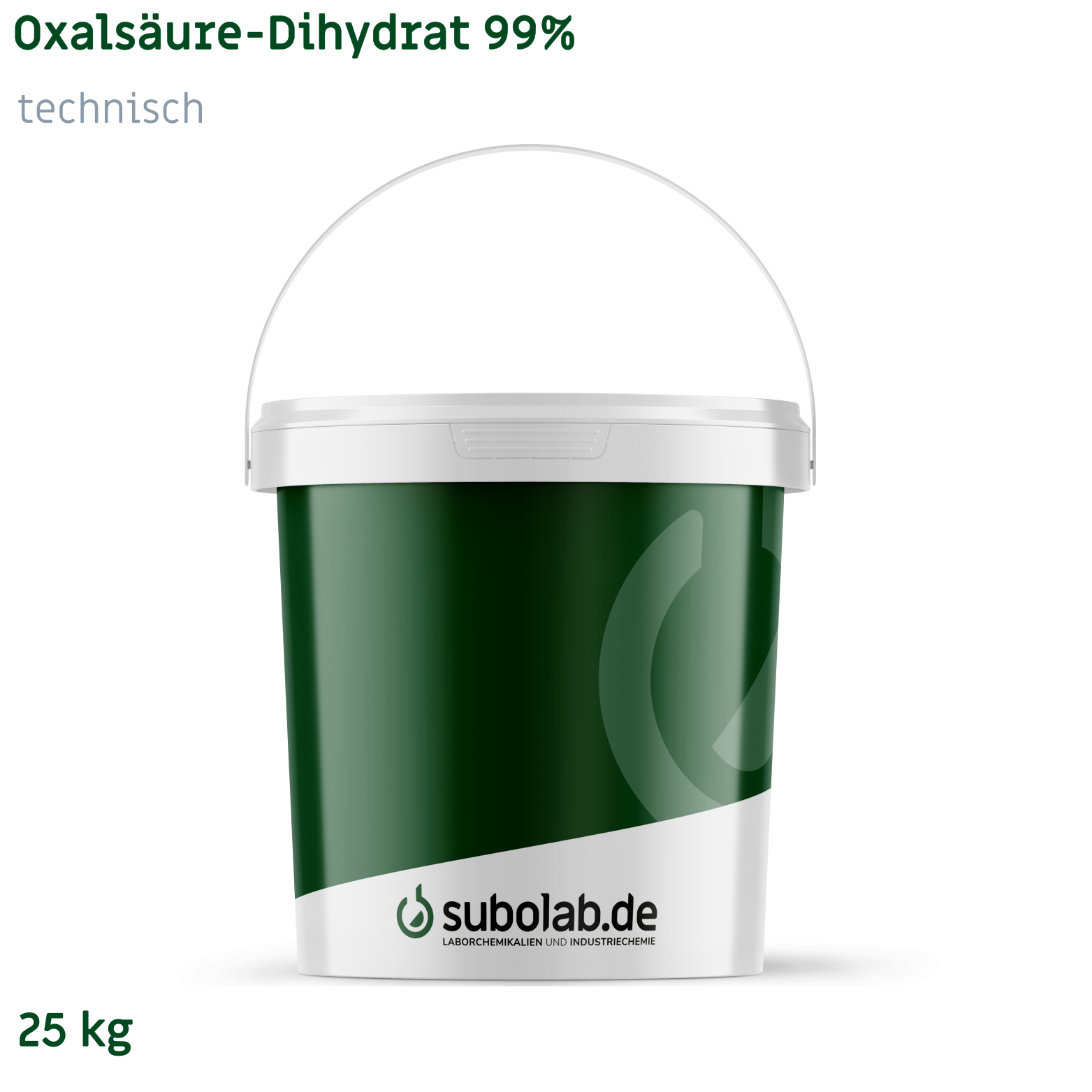 Bild von Oxalsäure - Dihydrat 99% technisch (25 kg)