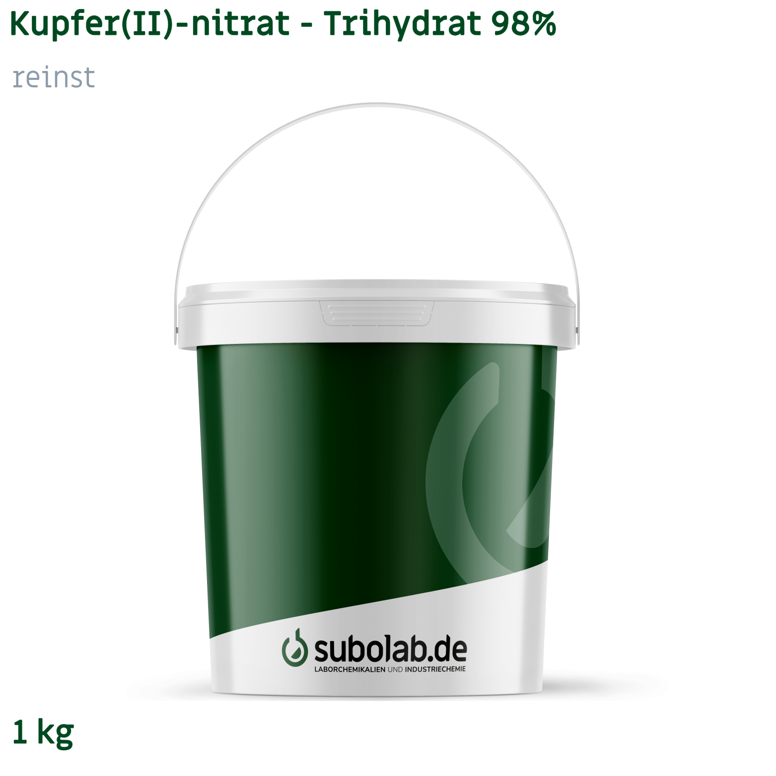 Bild von Kupfer(II)-nitrat - Trihydrat 98% reinst (1 kg)