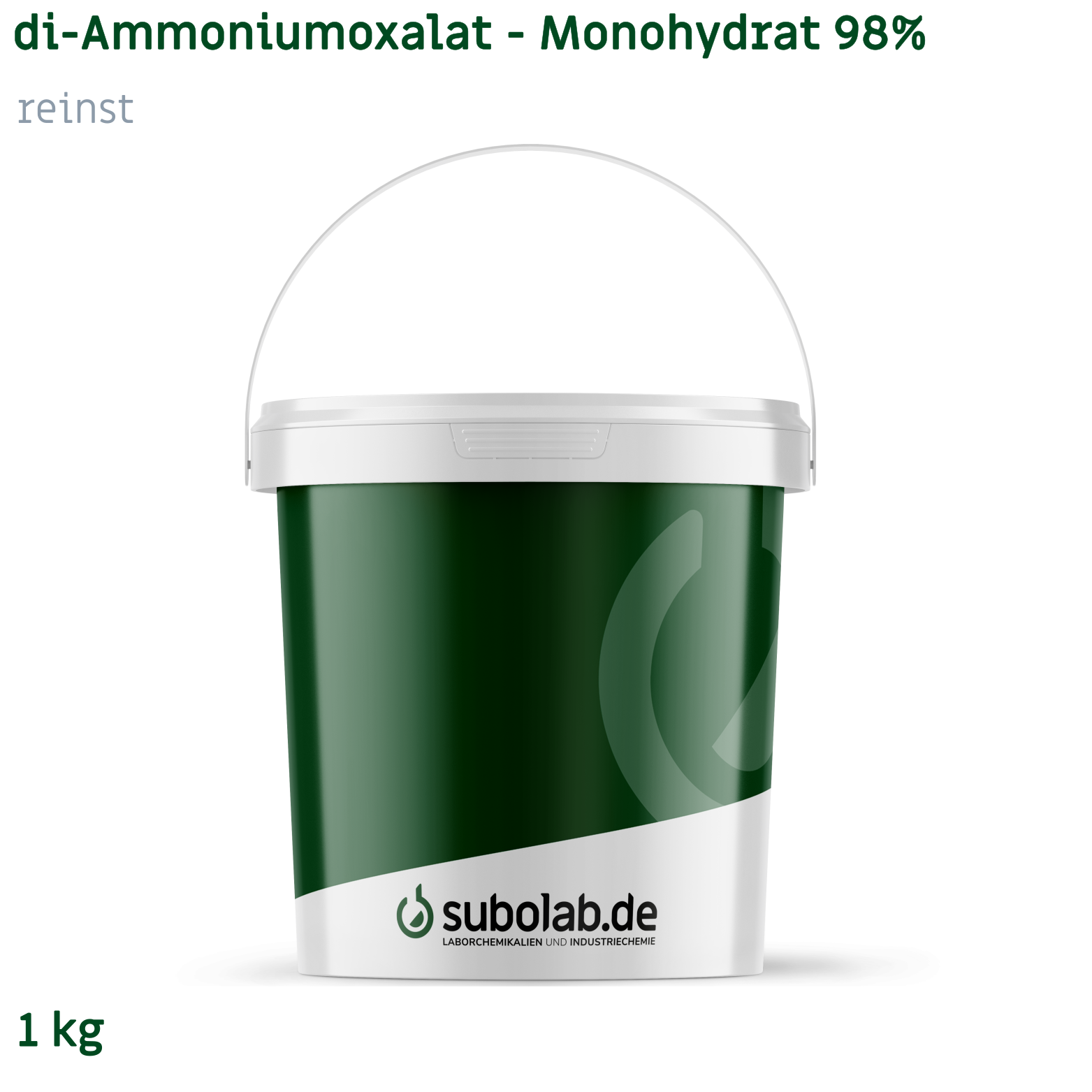 Bild von di-Ammoniumoxalat - Monohydrat 98% reinst (1 kg)