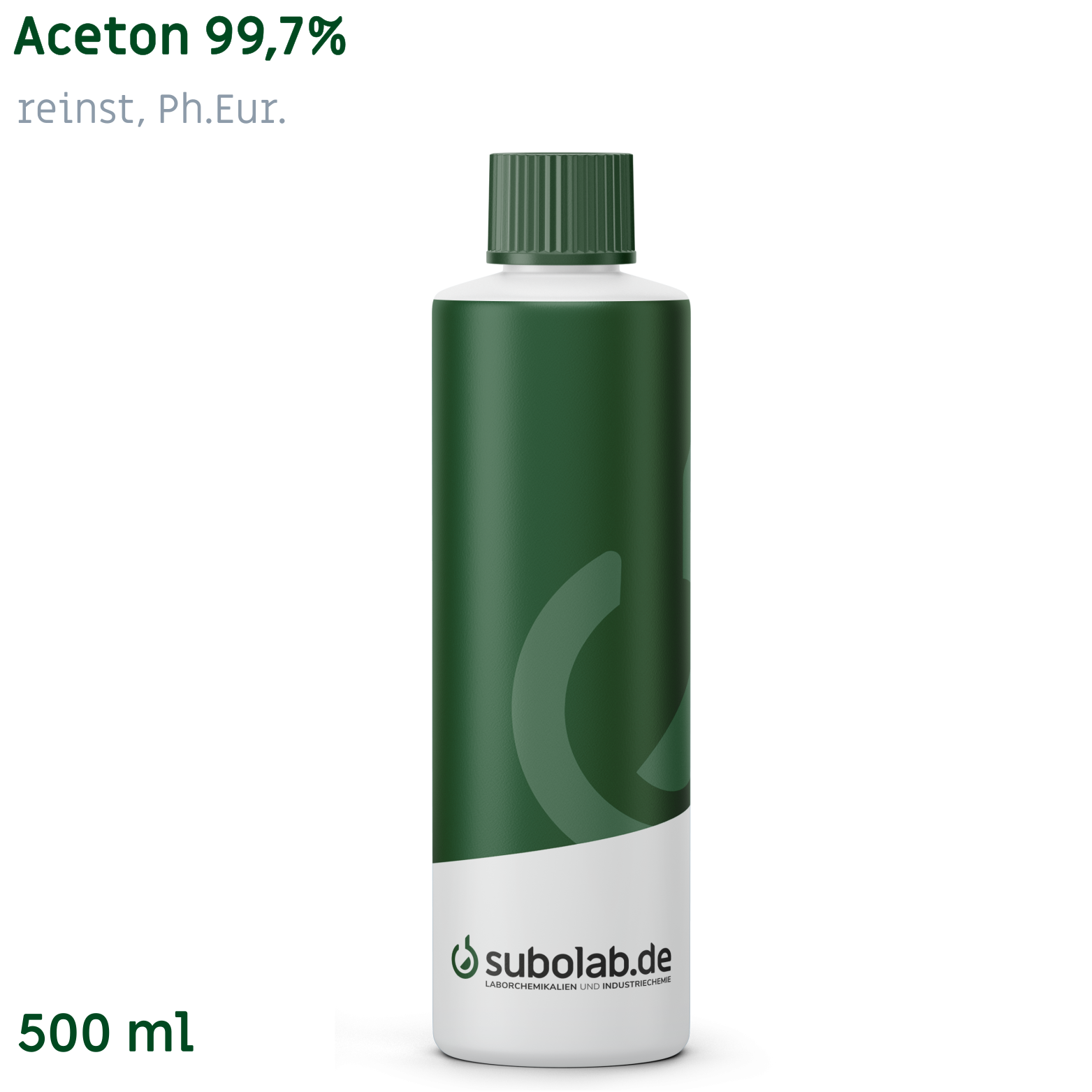 Bild von Aceton 99,7% reinst, Ph.Eur. (500 ml)