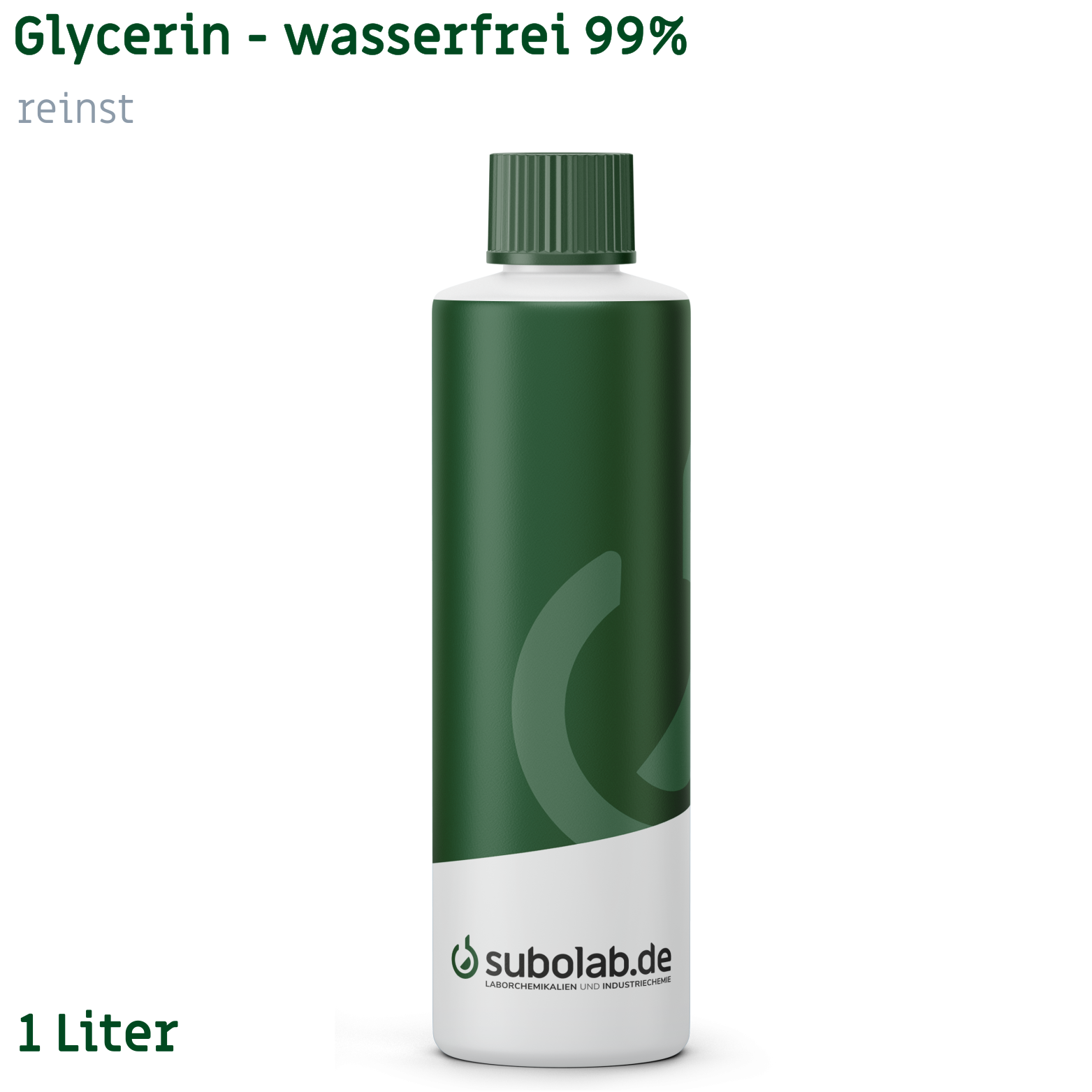 Bild von Glycerin - wasserfrei 99% reinst (1 Liter)