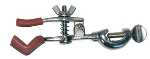 Bild von Bürettenklemme, Messing vernickelt, f, 1 Bürette