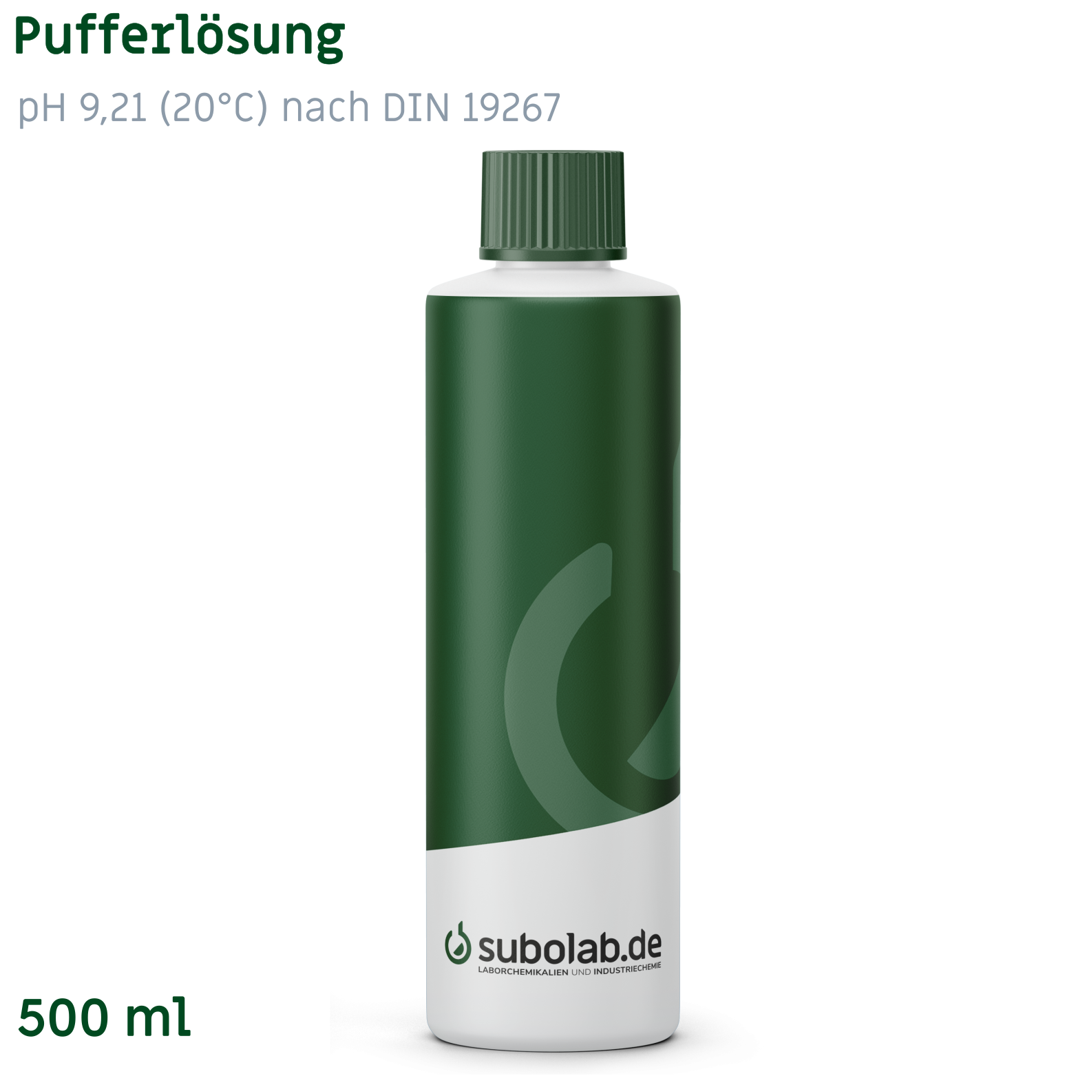 Bild von Pufferlösung pH 9,21 (20°C) nach DIN 19267 stab. (500 ml)