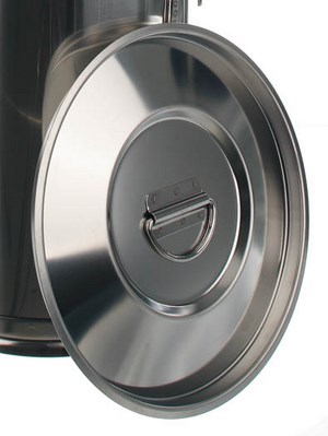 Bild von Deckel f, 25l Transportbehälter, Stahl 18/10, Ø 300mm