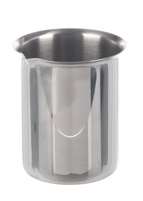 Bild von Becher, Stahl 18/10, m, Rand u, Ausguss, 1000ml