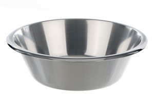 Bild von Laborschale, Stahl 18/10, rund, 8l