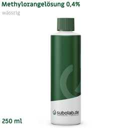 Bild von Methylorangelösung 0,4% wässrig (250 ml)