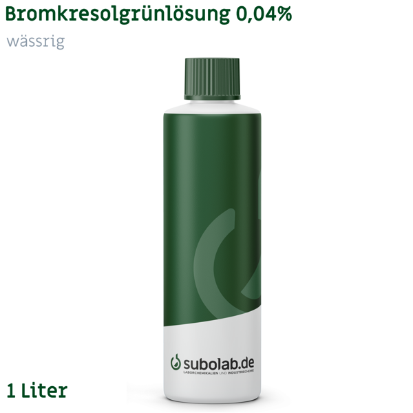 Bild von Bromkresolgrünlösung 0,04% wässrig (1 Liter)