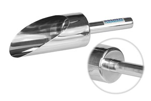 Bild von Apotheken-Schaufel, 220 mm Länge, Stahl, Griff verlötet