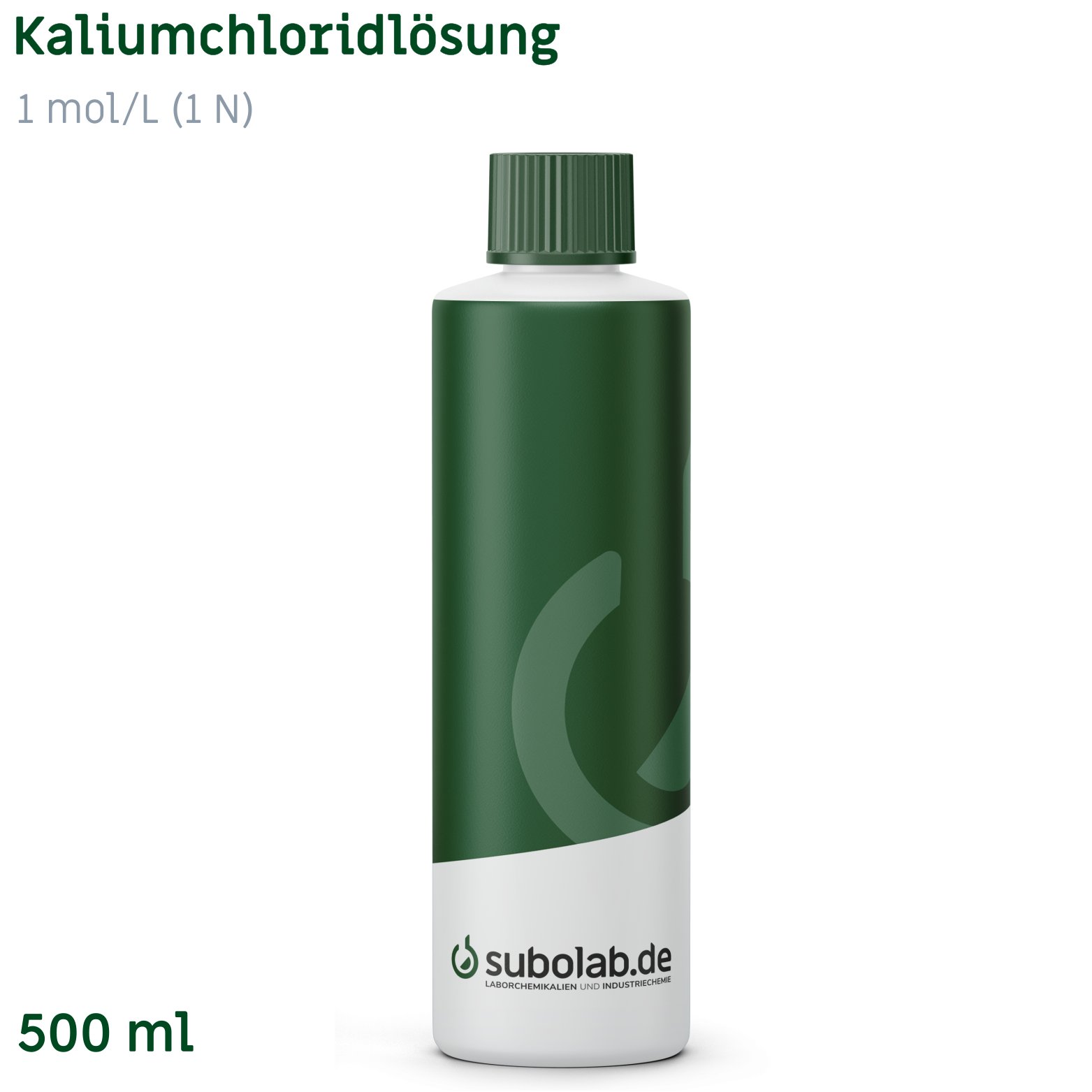 Bild von Kaliumchloridlösung 1 mol/L (1 N) (500 ml)