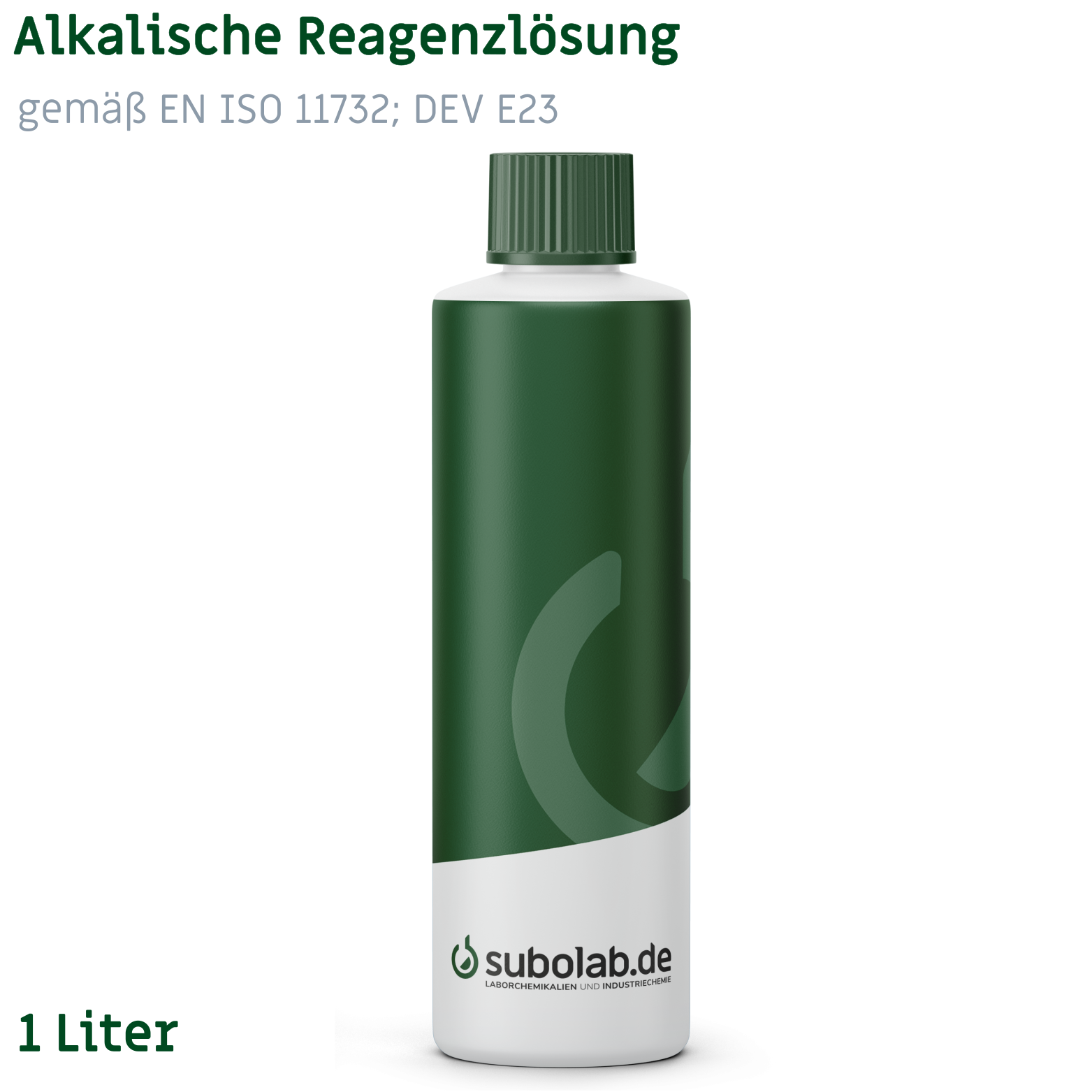 Bild von Alkalische Reagenzlösung gemäß EN ISO 11732; DEV E23 (1 Liter)