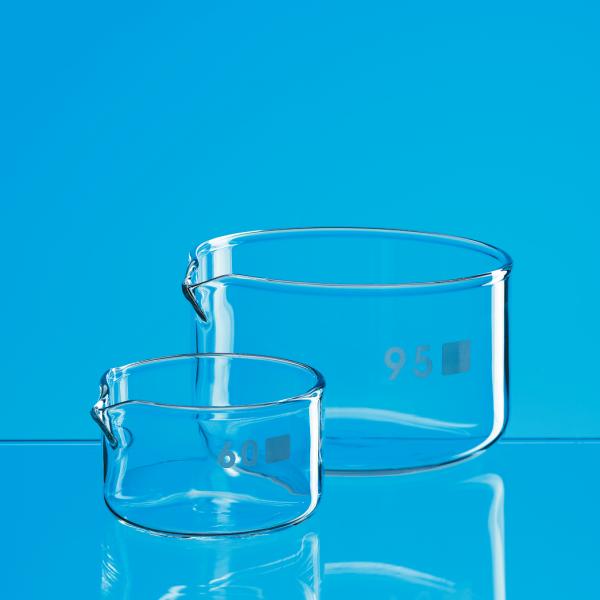 Bild von Kristallisierschalen Boro 3,3, 60ml, Ø 60mm, H=35mm, Pck à 10