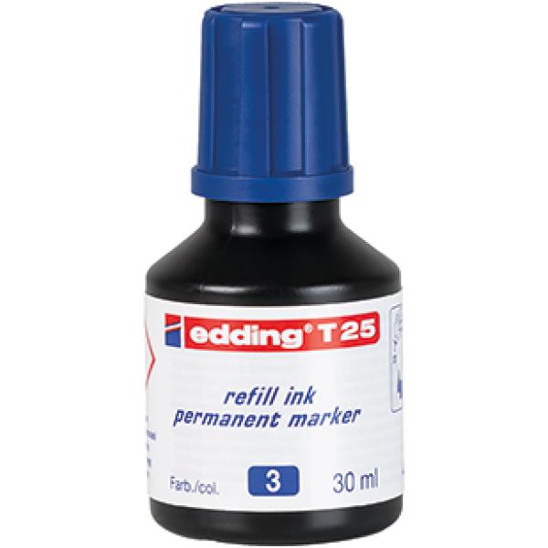 Bild von Nachfülltinte edding T 25, 30ml, blau