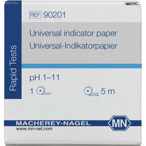 Bild von Universal-Indikatorpapier, pH 1 bis 11, Rolle à 5m Universalindikator