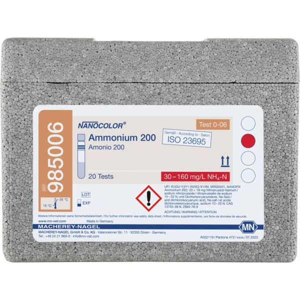 Bild von NANOCOLOR Rundküvettentest, Ammonium 200