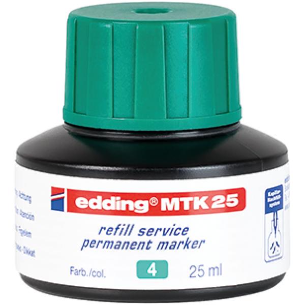 Bild von Nachfülltinte edding MTK 25, 25ml, grün