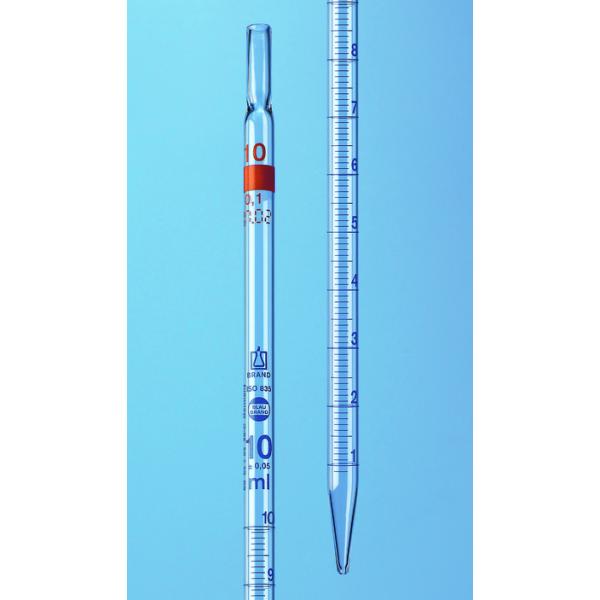 Bild von Messpipette, Typ 2, 5ml:0,1, Blaubrand, Klasse AS