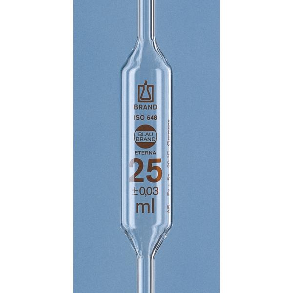 Bild von Vollpipette, 20ml, Klasse AS, Blaubrand Eterna