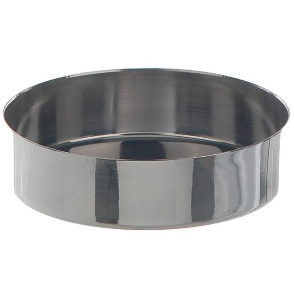 Bild von Abdampfschale, Stahl 18/10, flache Form, Ø 60mm