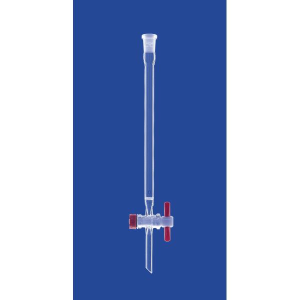 Bild von Chromatografie-Säule, 200x10mm, m, Fritte u, PTFE-Hahn