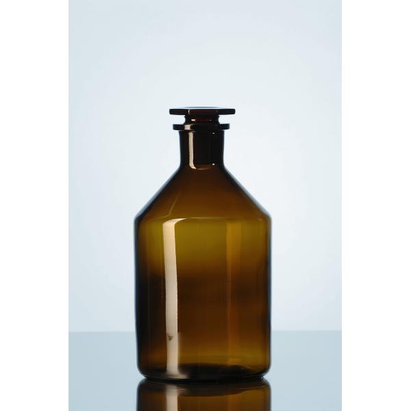 Bild von Enghals-Standflasche, Kalk-Soda-Glas, Braunglas, 50ml