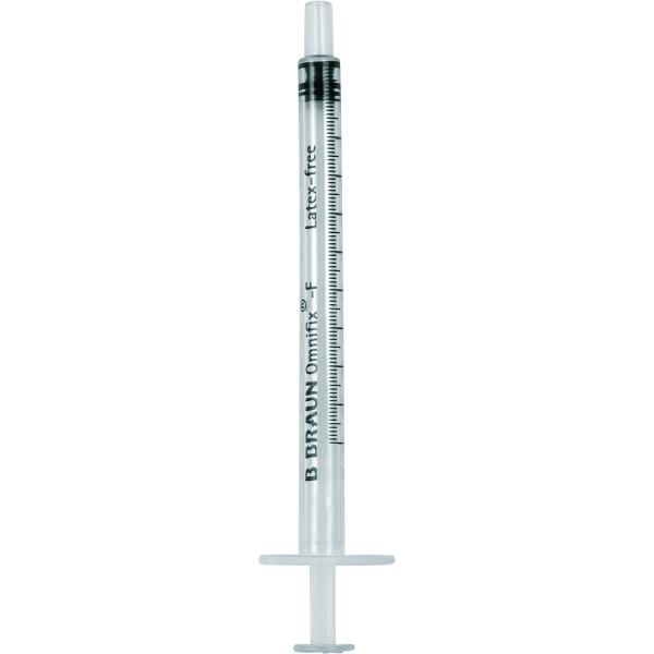 Bild von Feindosierungsspritzen Omnifix -F, 1ml, m, beigelegter Kanüle