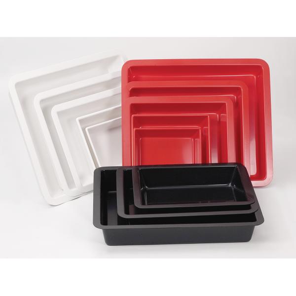 Bild von Fotoschale, PVC, 330x390x100mm, weiß, ohne Bodenrillen, hohe Form