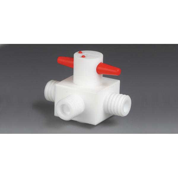 Bild von GL-3-Wege-Hahn, Bohrung 4mm, GL 14, 64x47x43mm