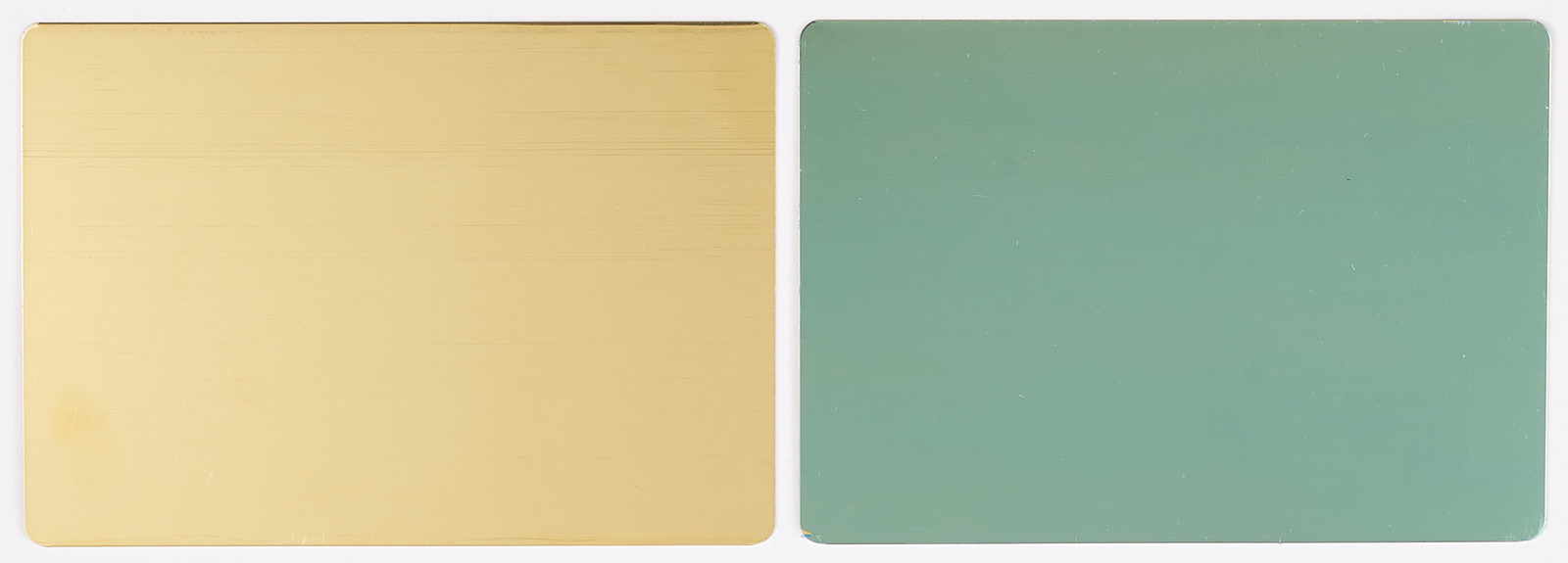 Bild von Hullzellenblech aus Messing, einseitig foliert 100 x 70 x 0,3 mm – Ausführung für die Standardzelle