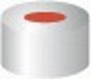 Bild von Aluminium-Bördelkappen N20 TS/oA ASM Bimetall Alukappe, m, Stahleinlage m, Septum Silikon/PTFE, beig