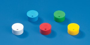 Bild von Deckeleinsätze PP, f, Kryoröhrchen, gelb, Pck à 500
