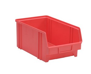 Bild von Sichtbox PS, rot, Gr,5: 310x490/425x180mm