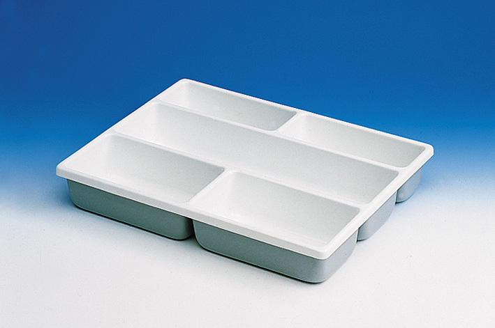 Bild von Schale m, 5 Fächern, PVC, 402x302x60mm