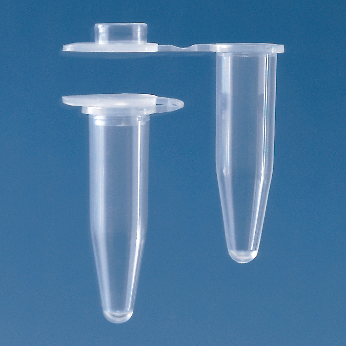 Bild von PCR Gefäße, dünnwandig, PP, 0,5ml, flacher Deckel, Pck à 1000