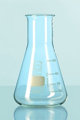 Bild von Super Duty Erlenmeyerkolben, 250 ml, weithalsig, mit getooltem Rand