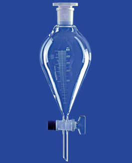 Bild von Scheidetrichter, konisch, graduiert, 2000ml, m, Glasküken